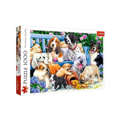 Trefl Puzzle 1000 Darab Kutyák A Kertben