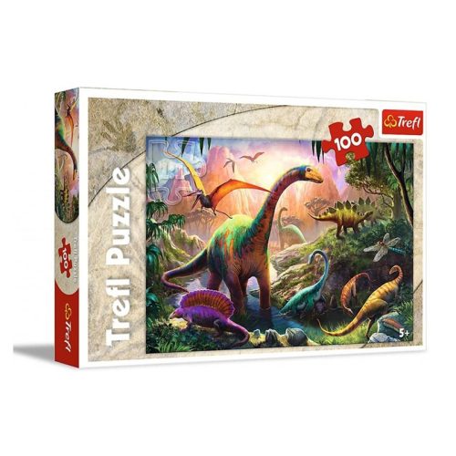Trefl Puzzle Dinoszauruszok Földje 100 darabos