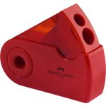 Faber-Castell SLEEVE Hegyező Dupla Műanyag Tartályos Piros / Kék