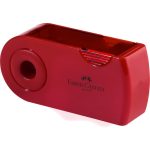 Faber-Castell SLEEVE Hegyező Dupla Műanyag Tartályos Piros / Kék