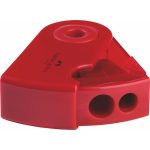 Faber-Castell SLEEVE Hegyező Dupla Műanyag Tartályos Piros / Kék