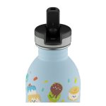 24Bottles Kids Urban 250 ml Rozsdamentes Acél Kulacs Szívószálas Kupakkal Sweet Friends
