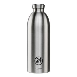   24Bottles Clima 850 ml Rozsdamentes Acél Termosz Brushed Steel