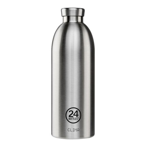24Bottles Clima 850 ml Rozsdamentes Acél Termosz Brushed Steel