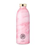 24Bottles Clima 850 ml Rozsdamentes Acél Termosz Marble Pink