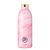 24Bottles Clima 850 ml Rozsdamentes Acél Termosz Marble Pink