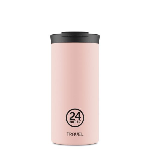 24Bottles Travel Tumbler 600 ml Rozsdamentes Acél Bögre Dusty Pink
