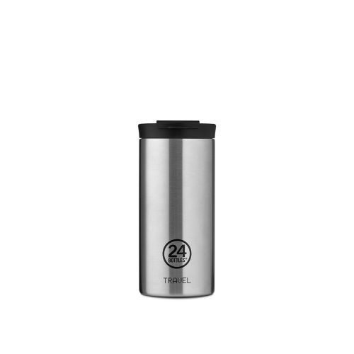 24Bottles Travel Tumbler 600 ml Rozsdamentes Acél Bögre Brushed Steel