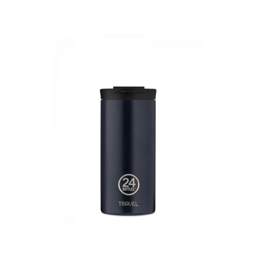 24Bottles Travel Tumbler 600 ml Rozsdamentes Acél Bögre Deep Blue