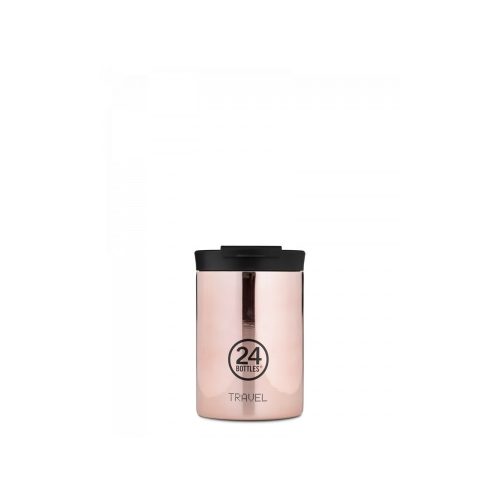 24Bottles Travel Tumbler 350 ml Rozsdamentes Acél Bögre Rose Gold