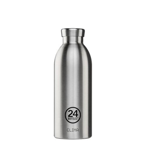 24BOTTLES Clima 500ml rozsdamentes acél termosz, Brushed Steel