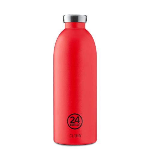 24Bottles Clima 850 ml Rozsdamentes Acél Termosz Hot Red