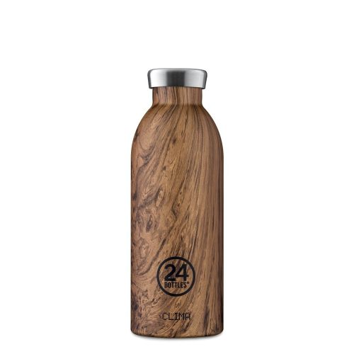 24BOTTLES Clima 500ml rozsdamentes acél termosz, SEQUOIA WOOD