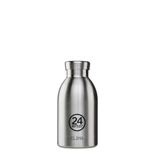 24Bottles Clima 330 ml Rozsdamentes Acél Termosz Brushed Steel