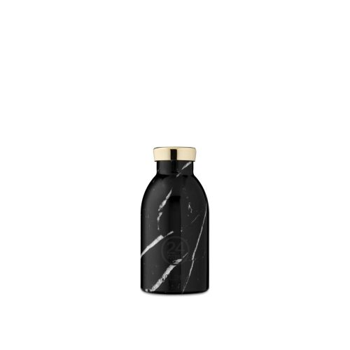 24Bottles Clima 330 ml Rozsdamentes Acél Termosz Black Marble