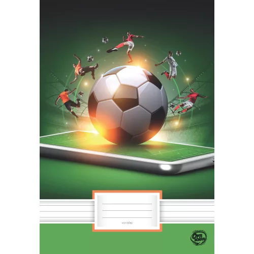 Optischool Spirálfüzet A/4 Vonalas Foci