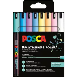 Uni Posca PC-1MR Készlet 8 Darab/Készlet Lágy Színek