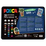 Uni Posca Lakkfilc Készlet 20 Darab/Csomag Vegyes Pop