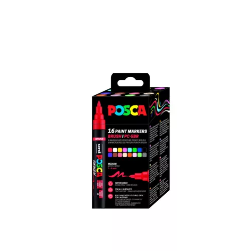 Uni Posca PC-5BR Készlet 16 Darab/Készlet PFP