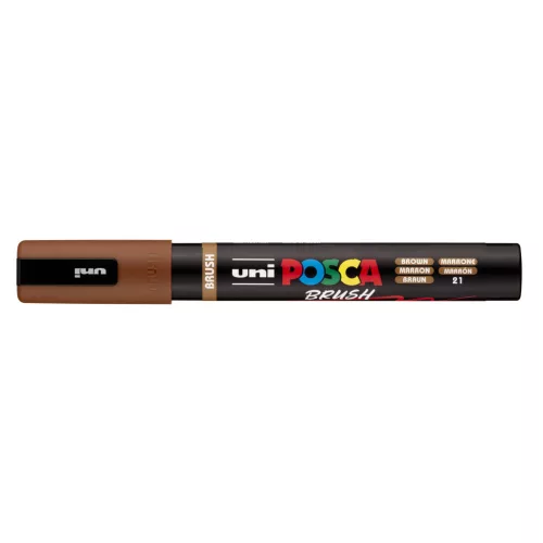 Uni Posca PC-5BR Akril Marker Ecsethegyű Barna