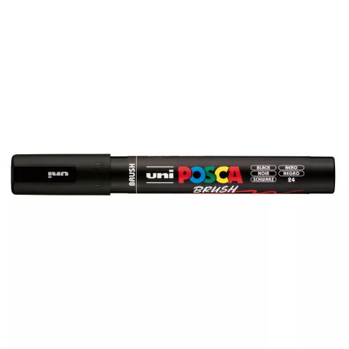 Uni Posca PC-5BR Akril Marker Ecsethegyű Fekete