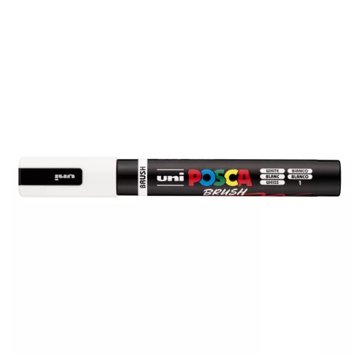 Uni Posca PC-5BR Akril Marker Ecsethegyű Fehér
