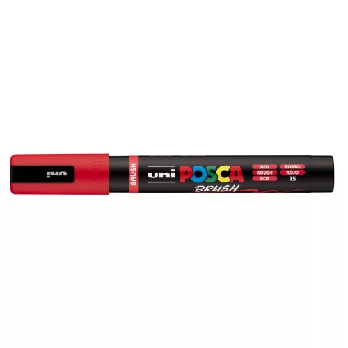 Uni Posca PC-5BR Akril Marker Ecsethegyű Piros