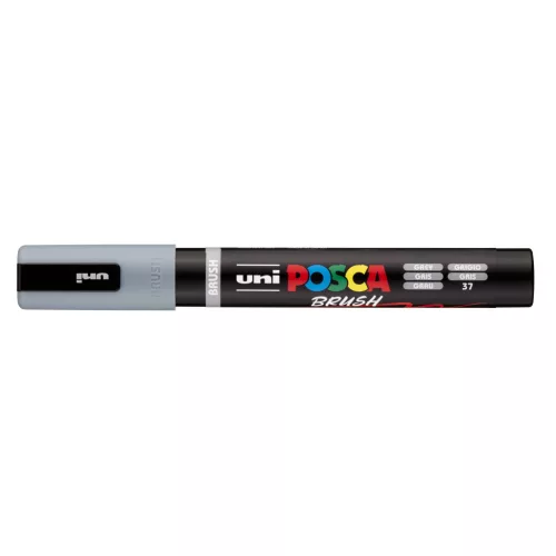 Uni Posca PC-5BR Akril Marker Ecsethegyű Szürke