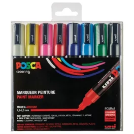 Uni Posca PC-5M Készlet 8 Darab/Készlet Vegyes Színek