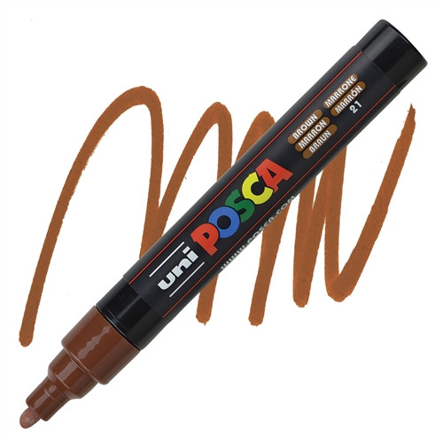 Uni Posca Akril Marker PC-5M Barna