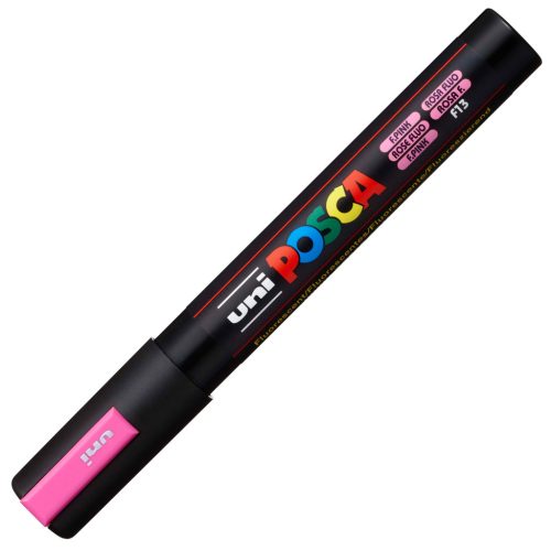 Uni Posca Akril Marker PC-5M Fluor Rózsaszín