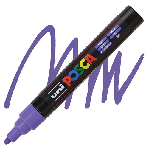 Uni Posca Akril Marker PC-5M Halványlila