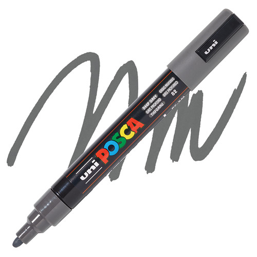 Uni Posca Akril Marker PC-5M Mélyszürke