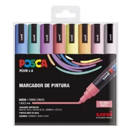 Uni Posca PC-5M Készlet 8 Darab/Készlet Pasztell Színek