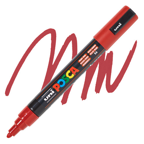 Uni Posca Akril Marker PC-5M Rubint Piros