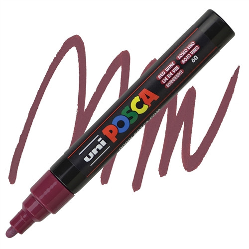Uni Posca Akril Marker PC-5M Vörösbor