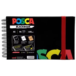 Uni Posca Blackbook A/5 Spirálos 48 Lapos