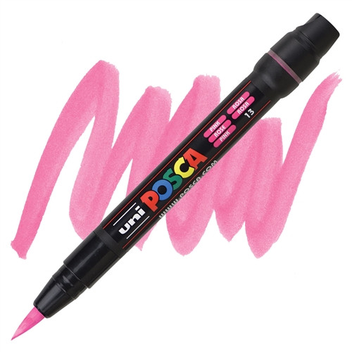 Uni Posca Ecsetfilc PCF-350 Rózsaszín