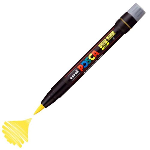 Uni Posca Ecsetfilc PCF-350 Sárga