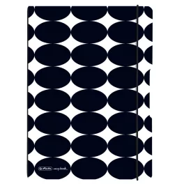 Herlitz Just Black Füzet A/4 40 Lapos Pontozott Belív