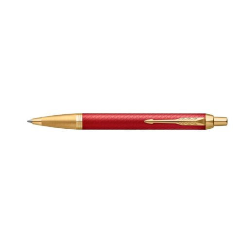 Parker Royal Im Premium Golyóstoll Piros Cizellált Arany Klipsz 2143644