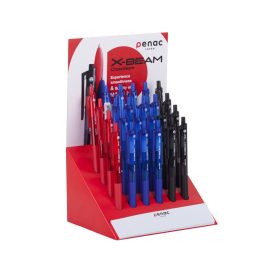   Penac X-Beam Xb107 Golyóstoll Műanyag Klipsz 0.7 gramm Bp0107-24D47 Vegyes Színek Dp24