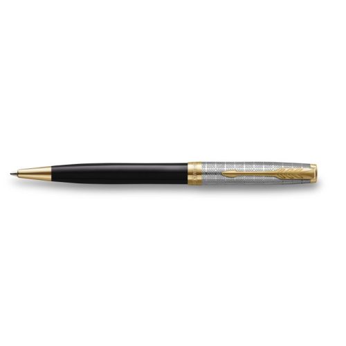 Parker Royal Sonnet Premium Golyóstoll Metál Fekete Arany Klipsz 2119787