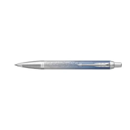   Parker Royal Im Premium Golyóstoll Kék-Szürke The Last Frontier Polar Cizellált Ezüst Klipsz 2153005