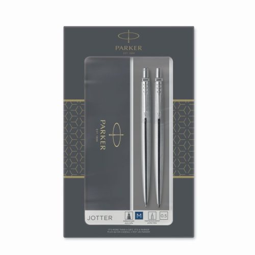 Parker Royal Jotter Golyóstoll + mechanikus Ceruza Rozsdamentes Acél Ezüst Klipsz 2093256