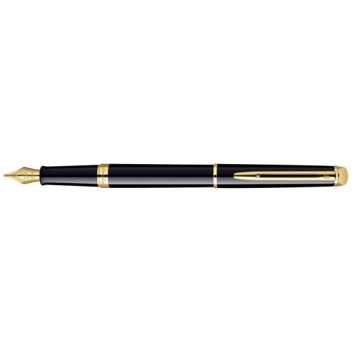Waterman Hemisphere Töltőtoll Lakk Fekete Arany Klipsz S0920610