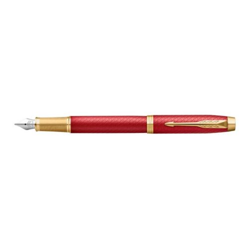 Parker Royal Im Premium Töltőtoll Piros Cizellált Arany Klipsz 2143650