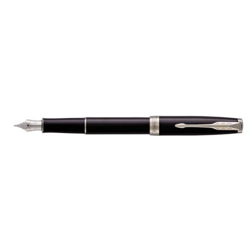 Parker Royal Sonnet Töltőtoll Fekete Ezüst Klipsz 1931499