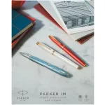 Parker Royal Im Premium Rollertoll Kékes-Szürke Cizellált Ezüst Klipsz 2143648