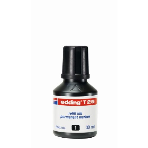 Edding T25 Tinta Permanent Markerhez Fekete 25 Ml